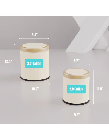 Cubo de Basura Automático URALFA 10.6L y 14L Sensor Movimiento