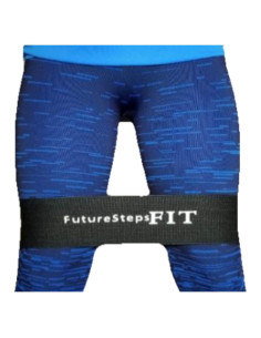 Banda de Resistencia FUTURESTEPS para Glúteos y Piernas - Alta Resistencia - Antideslizante - 33 cm