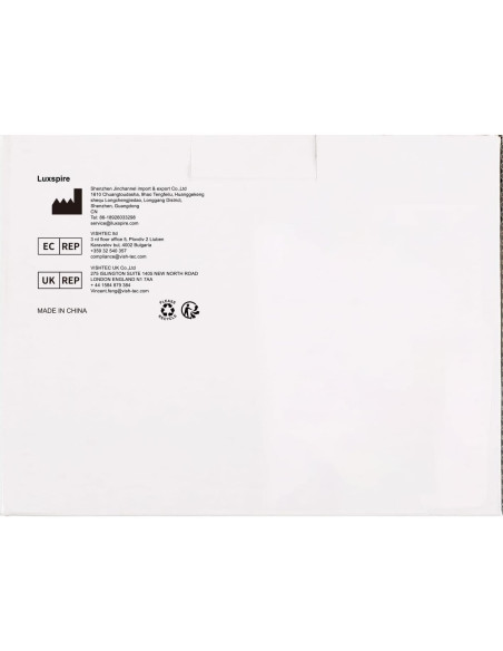 Soporte para Cepillos de Dientes Luxspire 2 Ranuras Blanco