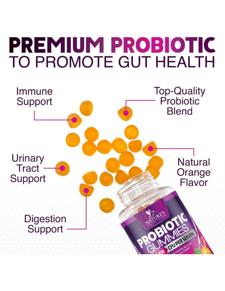 Gomitas Probioticas Naturaleza 120 Unidades 5 Mil Millones CFU Gomitas Probioticas Naturaleza 120 Unidades 5 Mil Millones CFU