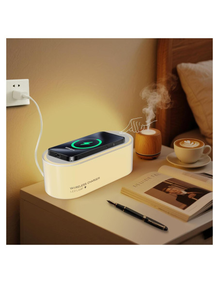 Lámpara LED Táctil con Cargador Inalámbrico xhtechnology