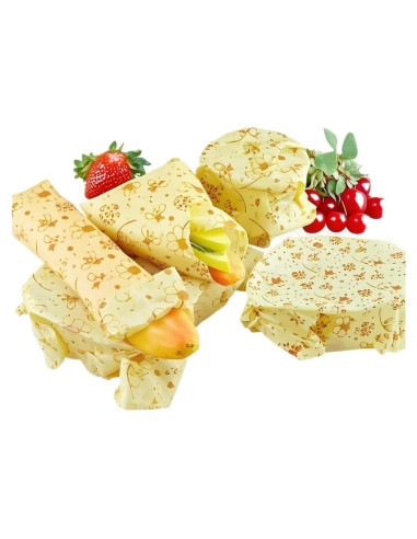 Envolturas de Cera de Abeja Genérico - Juego de 7 Tamaños