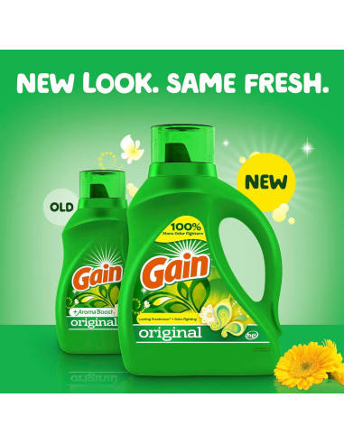 Detergente Líquido para Ropa Gain Original 5.74 L, 134 Cargas