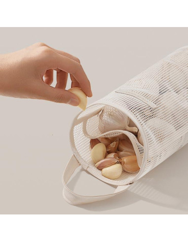 6 Bolsas de Almacenamiento de Malla HINIHAO Reutilizables 17.78x41.91cm