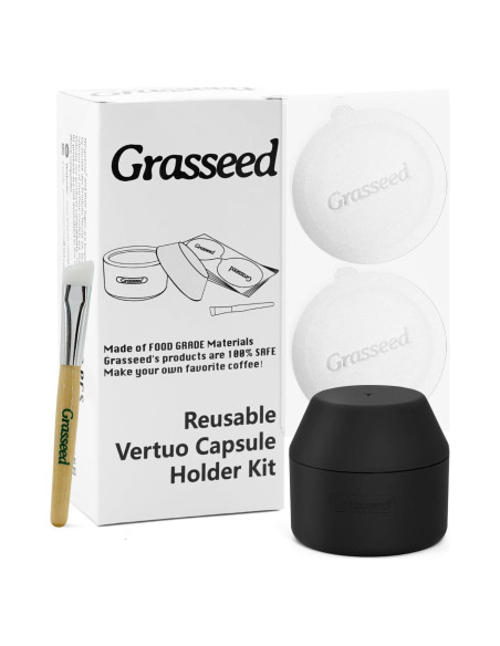 Kit de Cápsulas Reutilizables Grasseed para Nespresso Vertuo