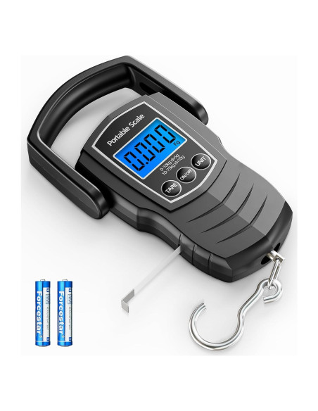 Balanza Digital de Equipaje Meilen 75Kg con Cinta Métrica 1.5m