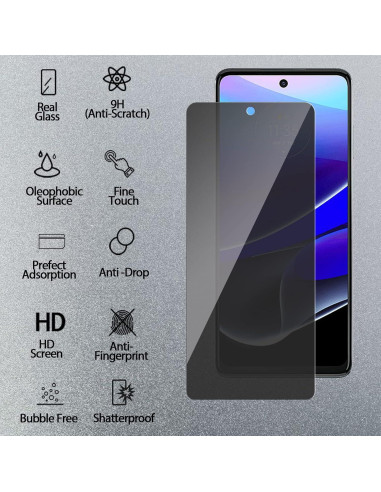 Protector de Pantalla de Privacidad OWMGTS para Moto G Stylus 2022 - 2 Pzs