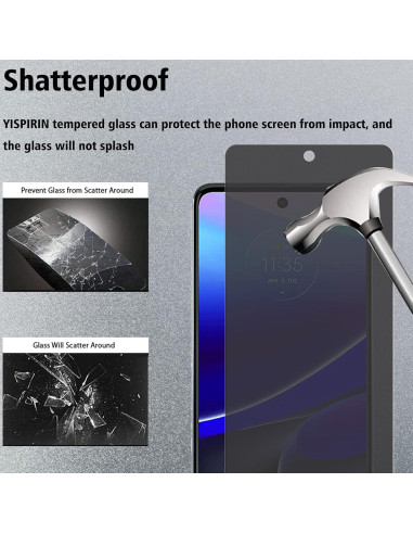 Protector de Pantalla de Privacidad OWMGTS para Moto G Stylus 2022 - 2 Pzs
