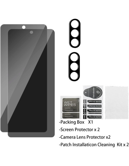 Protector de Pantalla de Privacidad OWMGTS para Moto G Stylus 2022 - 2 Pzs