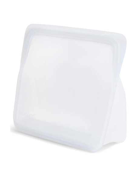 Bolsa de Silicona Reutilizable Stasher 1.65L Transparente