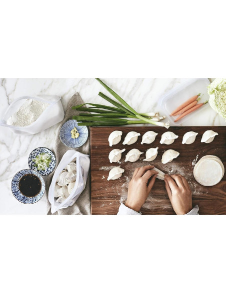 Bolsa de Silicona Reutilizable Stasher 1.65L Transparente