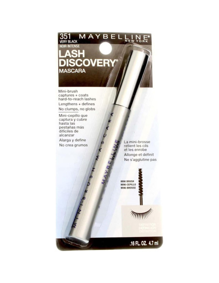 Máscara Lavable Maybelline New York Lash Discovery 4.57g Máscara Lavable Maybelline New York Lash Discovery 4.57g