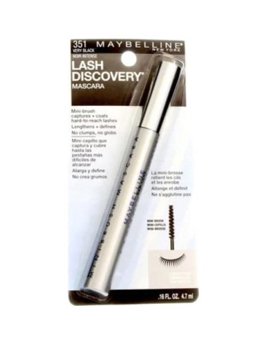 Máscara Lavable Maybelline New York Lash Discovery 4.57g