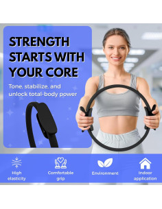 Anillo de Pilates AFK Direct 38 cm para tonificación y fuerza 2