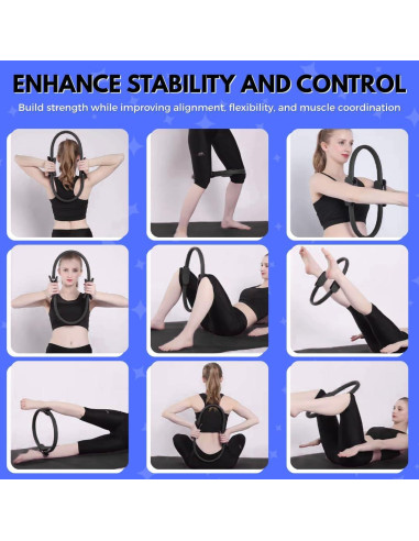 Anillo de Pilates AFK Direct 38 cm para tonificación y fuerza