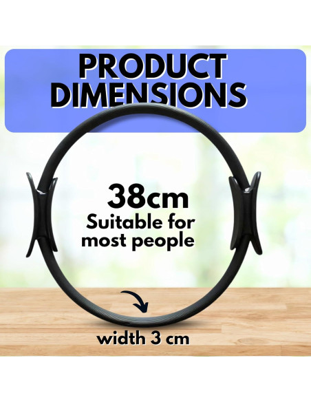 Anillo de Pilates AFK Direct 38 cm para tonificación y fuerza