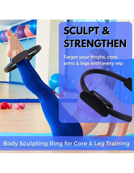 Anillo de Pilates AFK Direct 38 cm para tonificación y fuerza