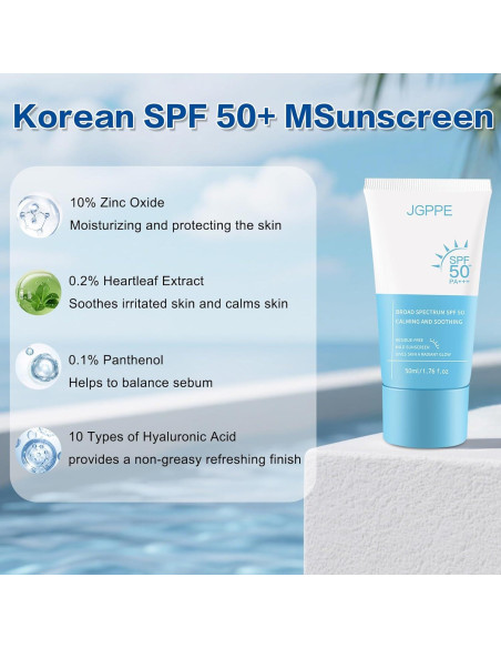 Protector Solar Coreano Jgppe Heartleaf SPF 50+ 50ml Protector Solar Coreano Jgppe Heartleaf SPF 50+ 50ml