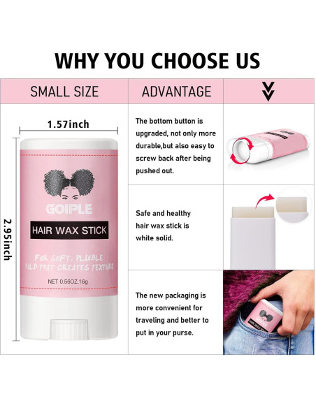 Cera para Cabello Goiple - Estilizador Flexible 76.5g