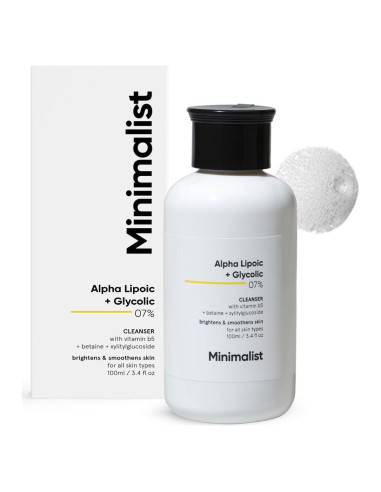 Limpiador Facial ALA y AHA 7% Minimalista 100 ml