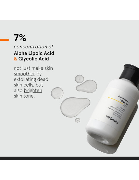 Limpiador Facial ALA y AHA 7% Minimalista 100 ml Limpiador Facial ALA y AHA 7% Minimalista 100 ml