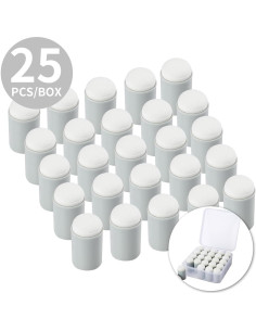 25 Aplicadores de Esponja HAUSTGO con Estuche - 32mm para Pintura 2