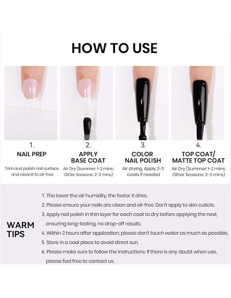 Esmalte de Uñas Top Coat MIZHSE 15 ml Secado Rápido Brillo Alto