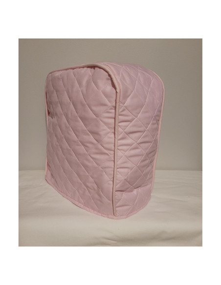 Cubierta Acolchada Rosa para Cafetera K-Mini - Algodón de Alta Calidad