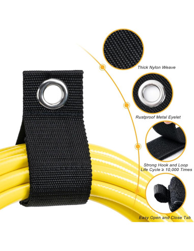 6 Soportes para Cables Husfunov 43 cm Organizador Resistente