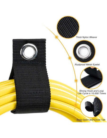 6 Soportes para Cables Husfunov 43 cm Organizador Resistente