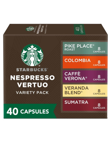 Cápsulas de Café Starbucks para Nespresso Vertuo - 40 Unidades