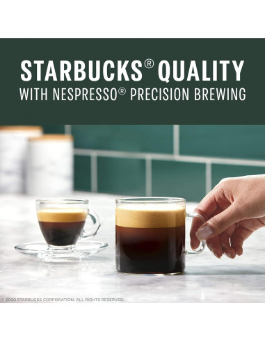Cápsulas de Café Starbucks para Nespresso Vertuo - 40 Unidades