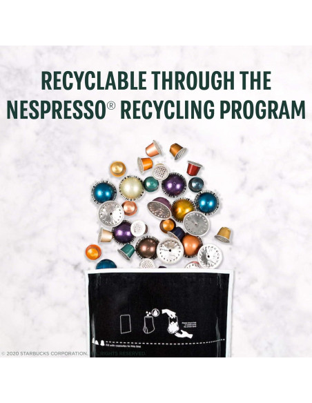 Cápsulas de Café Starbucks para Nespresso Vertuo - 40 Unidades
