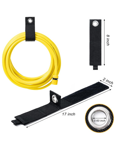 6 Soportes para Cables Husfunov 43 cm Organizador Resistente