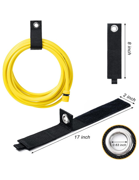 6 Soportes para Cables Husfunov 43 cm Organizador Resistente