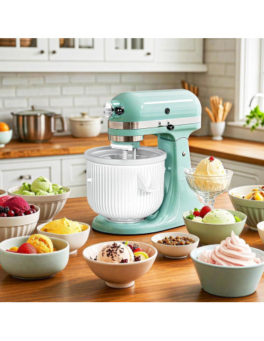 Accesorio para Hacer Helados KitchenAid 2 Cuartos Compatible