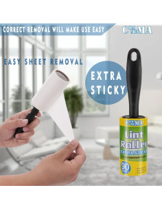 Recargas Rodillo Quitapelusas Wenzhou - Paquete 6 x 540 Hojas 2