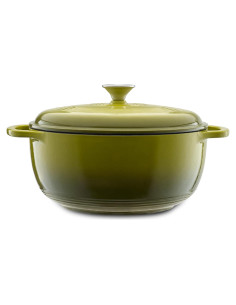 Olla de Hierro Fundido Enameleda Mercer Culinary 6qt Aguacate