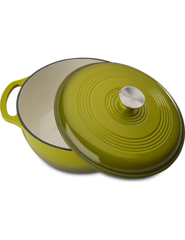 Olla de Hierro Fundido Enameleda Mercer Culinary 6qt Aguacate