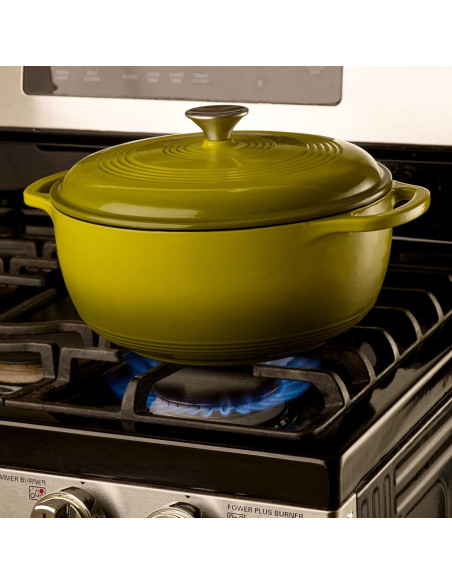 Olla de Hierro Fundido Enameleda Mercer Culinary 6qt Aguacate