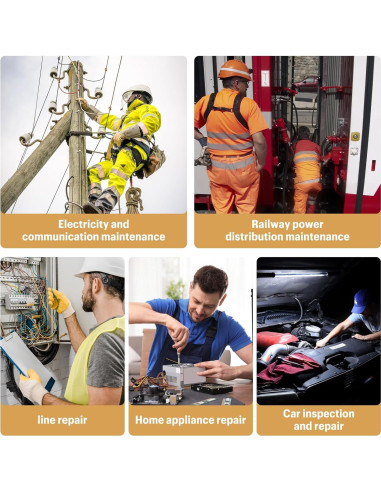 Guantes Aislantes Eléctricos 400V Goma Antideslizantes Unisex