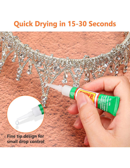 36 Tubos de 3g Pegamento Súper Fuerte Lucomb Gel Transparente