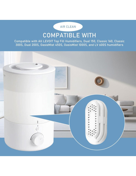 Cartucho de Desmineralización Mixzeny para Humidificadores - 8 Paquetes