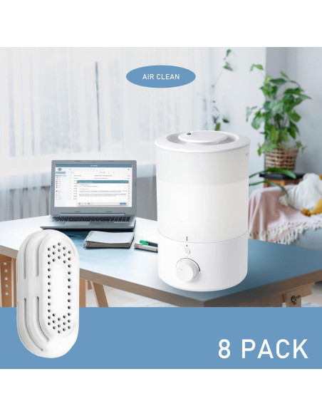 Cartucho de Desmineralización Mixzeny para Humidificadores - 8 Paquetes