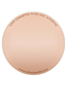 Filtro Reutilizable de Acero Inoxidable CAFE CONCETTO Súper Fino para AeroPress