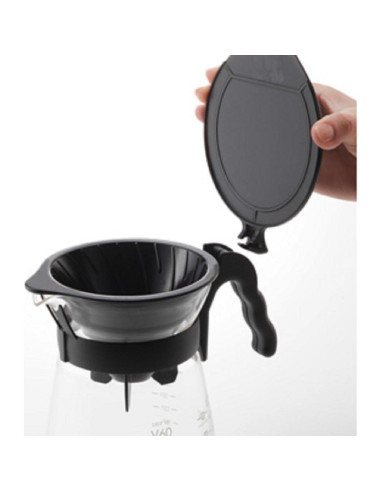 Cafetera de Goteo Hario V60 700ml Manual Vidrio Negro