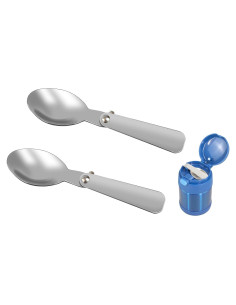 Cuchara de Reemplazo KLOWOAH para Tarro Thermos Funtainer 10oz - Acero Inoxidable (2 unidades)