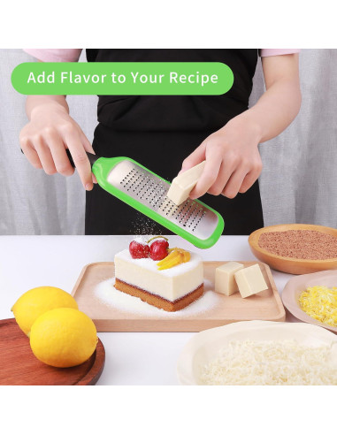 Rallador de Queso y Pelador de Cítricos LVVXIXI Verde
