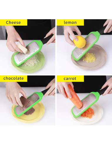Rallador de Queso y Pelador de Cítricos LVVXIXI Verde