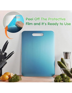 Tabla de Cortar de Titanio Ufolbol Doble Cara 34x23cm y 44x30cm 2